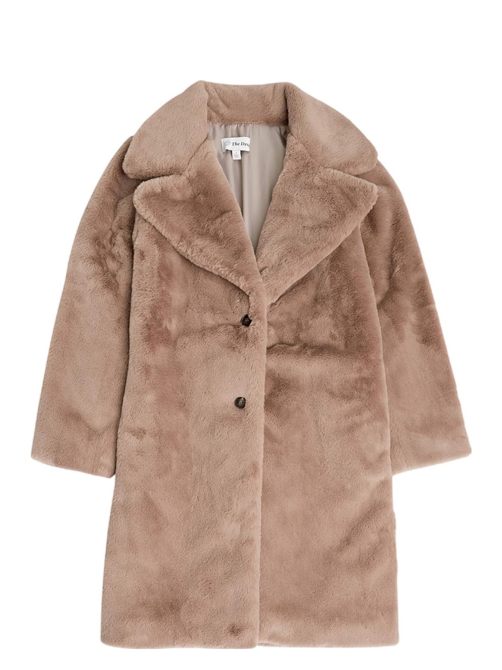 Amazon the drop Women's Faux Fur Coat in Taupe medium